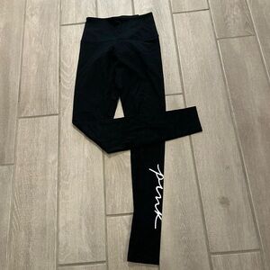 New! Pink Victoria’s Secret Black High Waist Full Length Legging